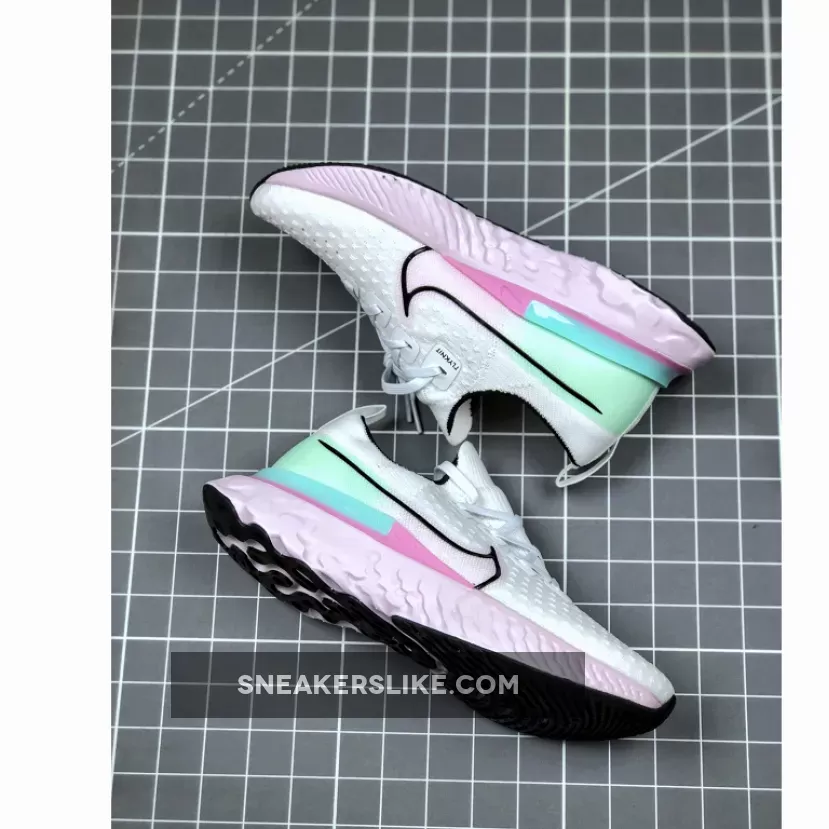 Ladies Nike React Infinity Run Flyknit White Iced Lilac Pistachi CD4372-100 To Buy