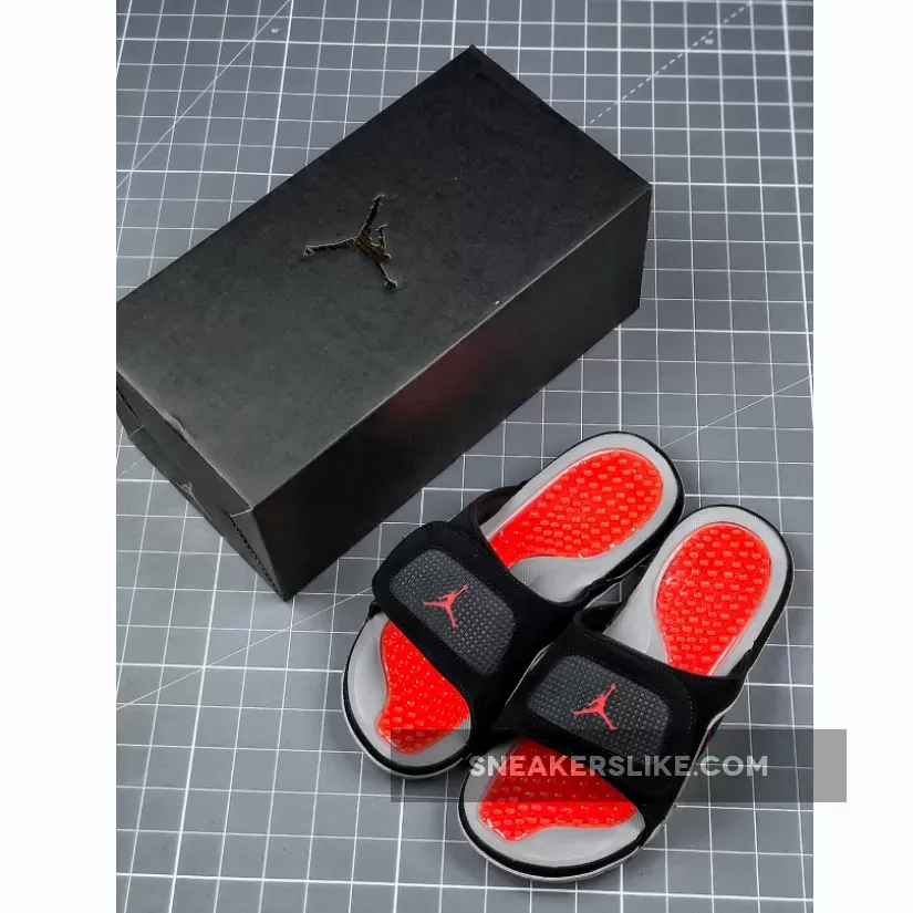 Air Jordan Hydro 13 Black Red Grey New Releases