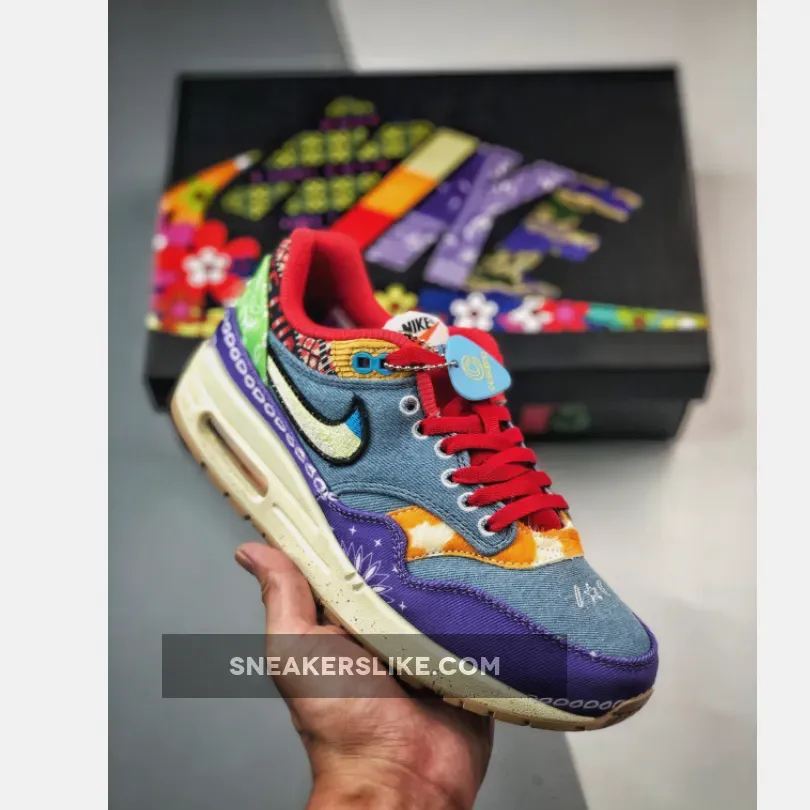 Concepts X Nike Air Max 1 Far Out Wild Violet/Multi-Color-Sail / concepts far out