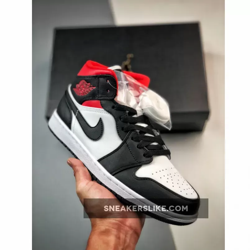 Air Jordan 1 Mid Gym Red Panda BQ6472-061 / jordans red