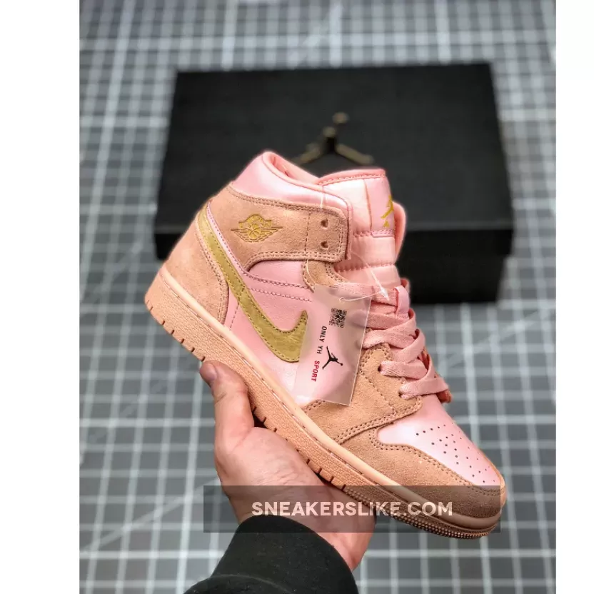 Air Jordan 1 Mid SE GS 'Coral Stardust' BQ6931-600 Restock