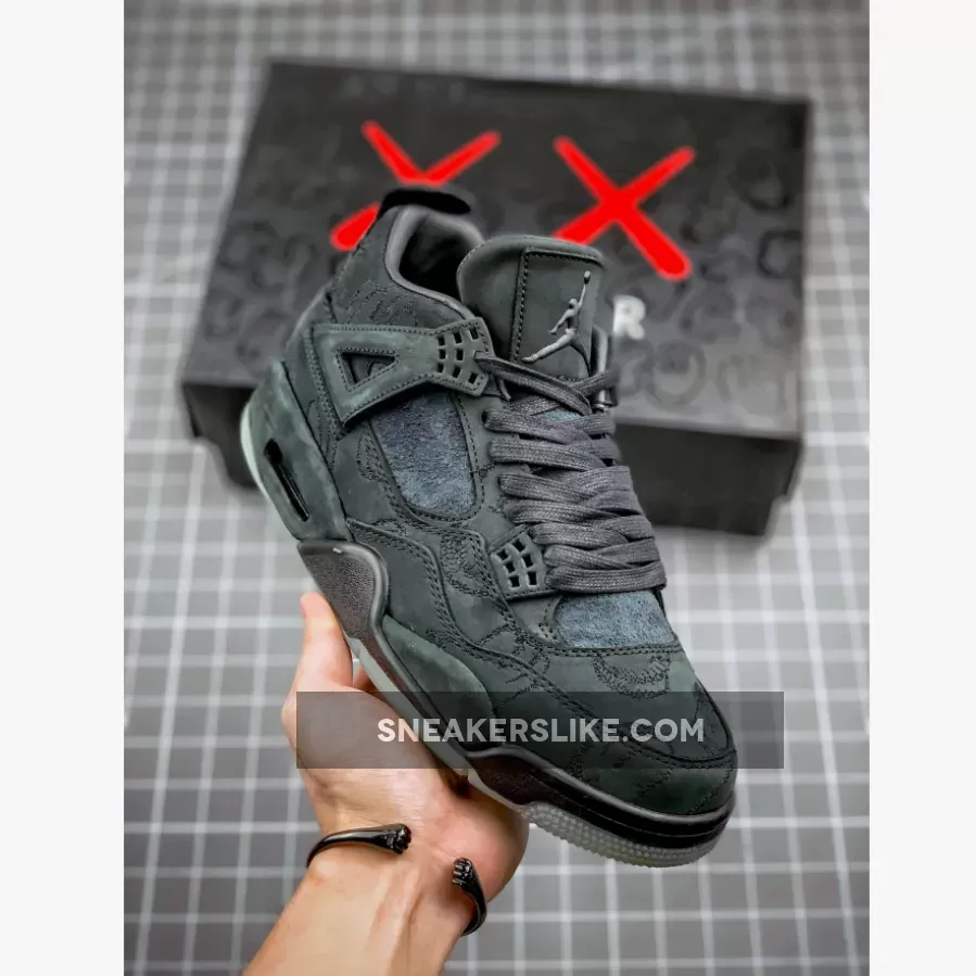 Kaws Air Jordan 4 Black 930155-001 kaws 4 black