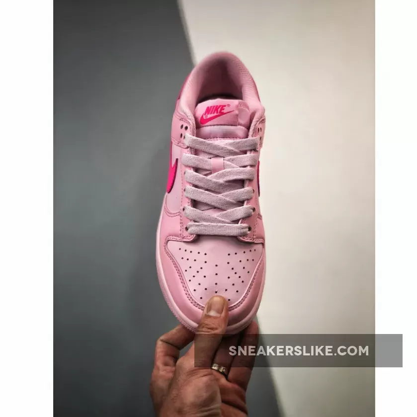 Nike Dunk Low GS Medium Soft Pink/Hyper Pink-Pink Foam - triple pink