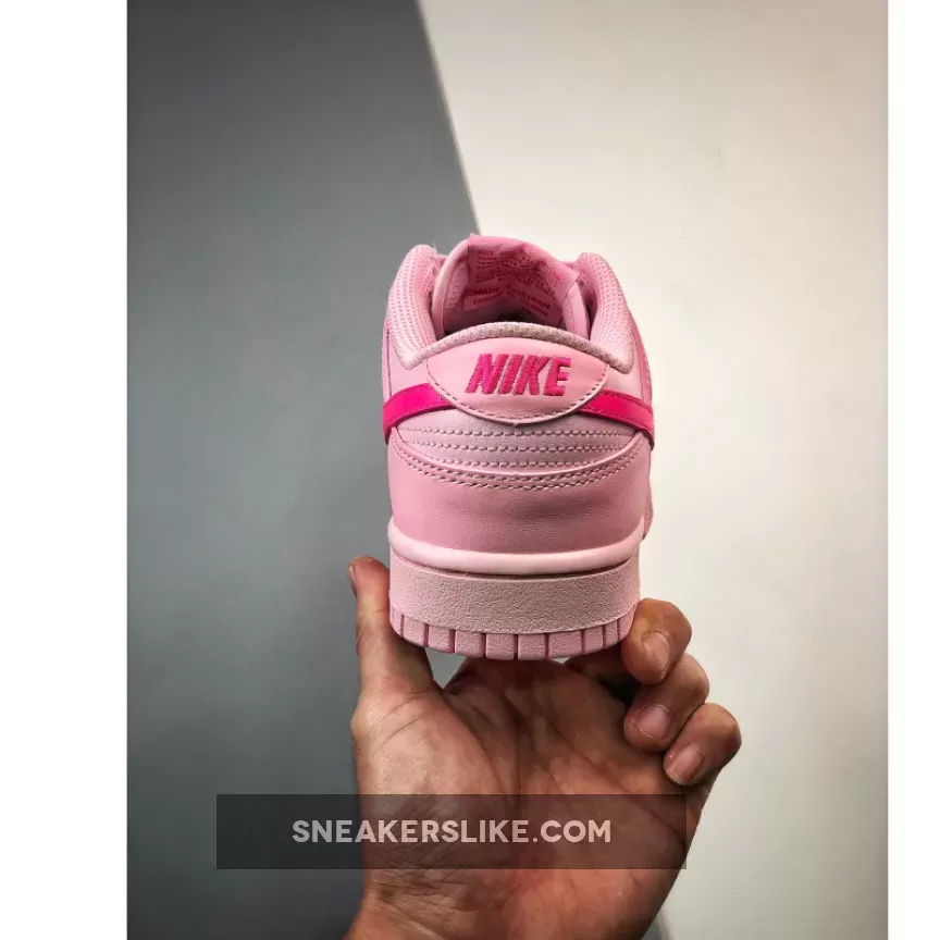 Nike Dunk Low GS Medium Soft Pink/Hyper Pink-Pink Foam - triple pink