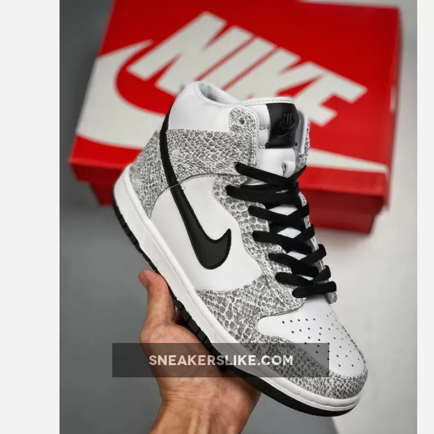 Nike Dunk High PRM SP 'Cocoa Snake' Black/White-Cocoa nike dunk high cocoa snake