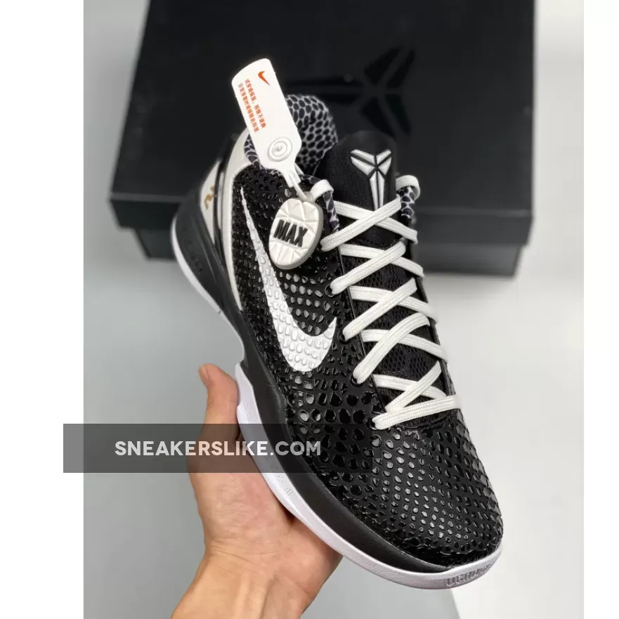 Nike Kobe 6 Protro 'Mamba Forever' Black/White-Metallic Gold / kobe size 6