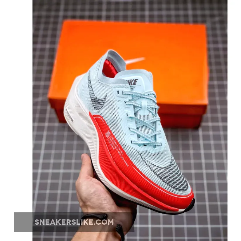 Nike ZoomX VaporFly NEXT% 2 Ice Blue/University Red - nike zoomx vaporfly next 2 ice blue