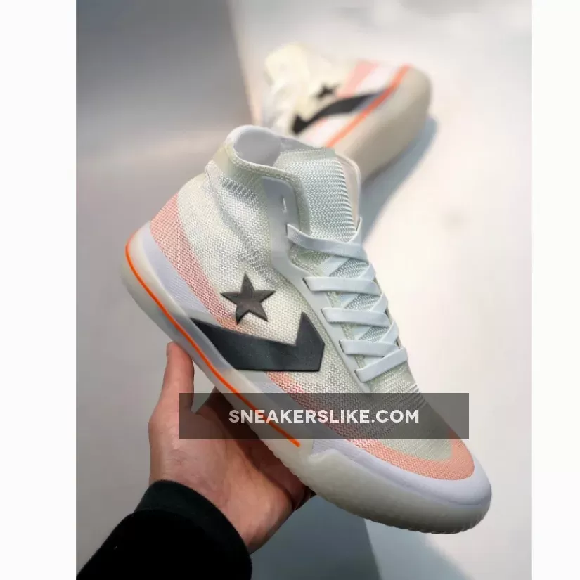 Converse All-Star Pro BB White/Black/Orange - converse allstar pro