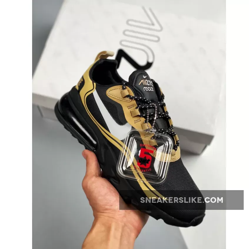 Nike Air Max 270 React Brown Black CV1632-001 Online