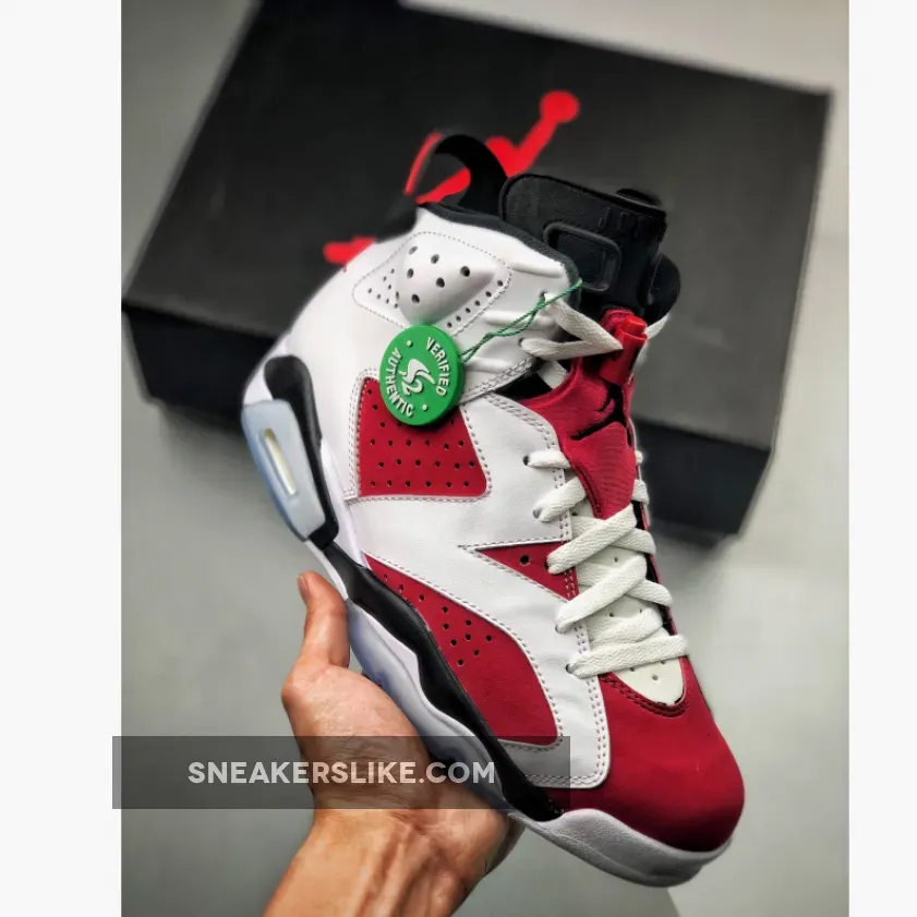 Air Jordan 6 OG 'Carmine' White/Black-Carmine - ct8529 106