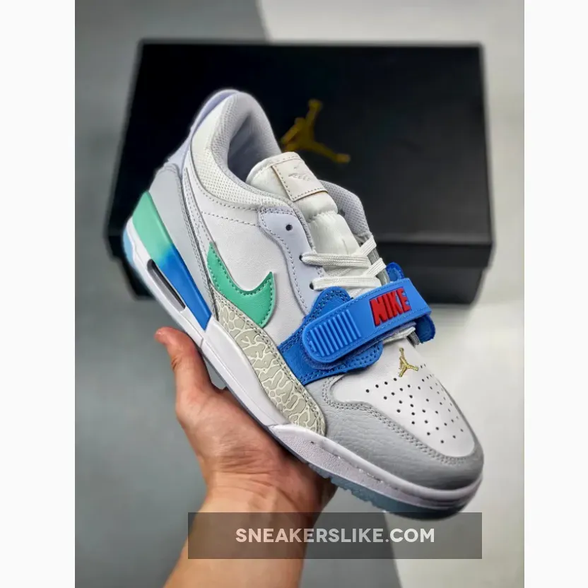 Online Jordan Legacy 312 Low White Aqua Red FN8896-131