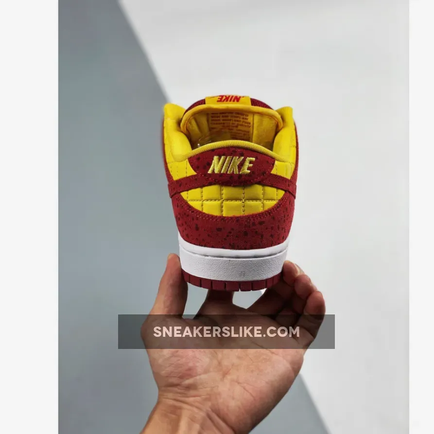 Rukus x Nike SB Dunk Low 'Crawfish' Red Metallic Silver / crawfish shoes