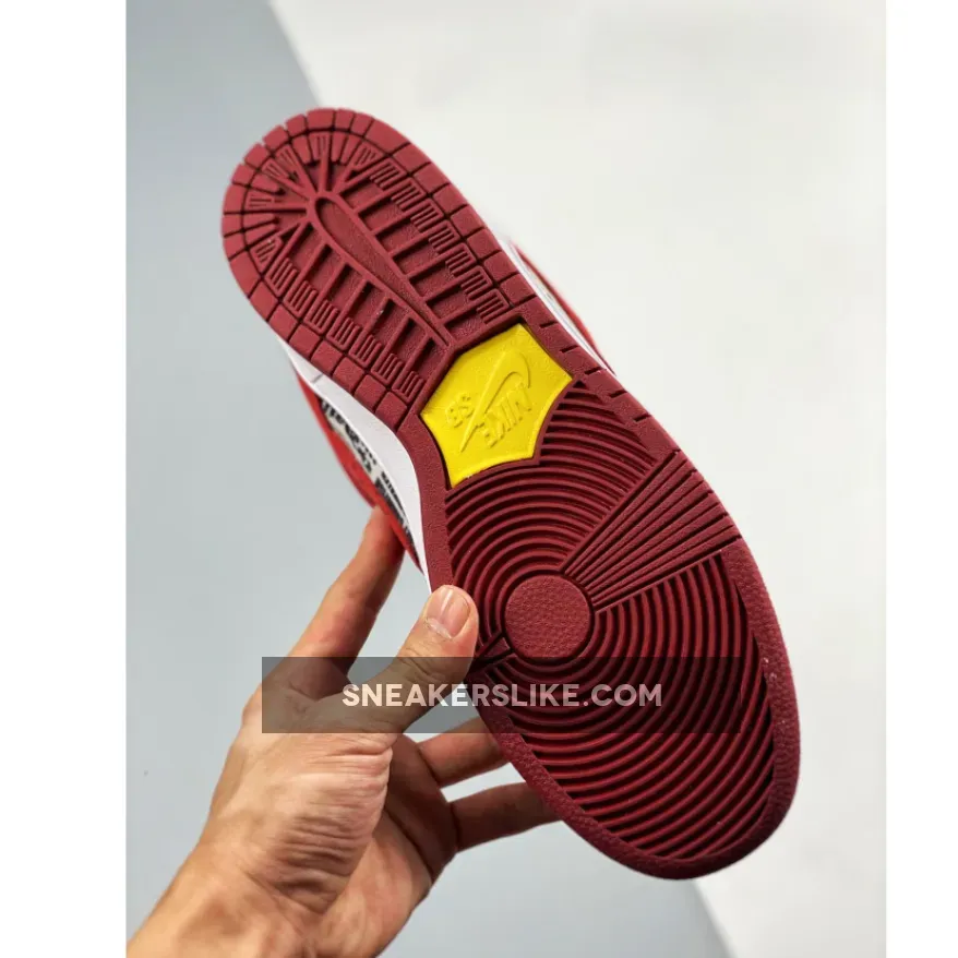 Rukus x Nike SB Dunk Low 'Crawfish' Red Metallic Silver / crawfish shoes