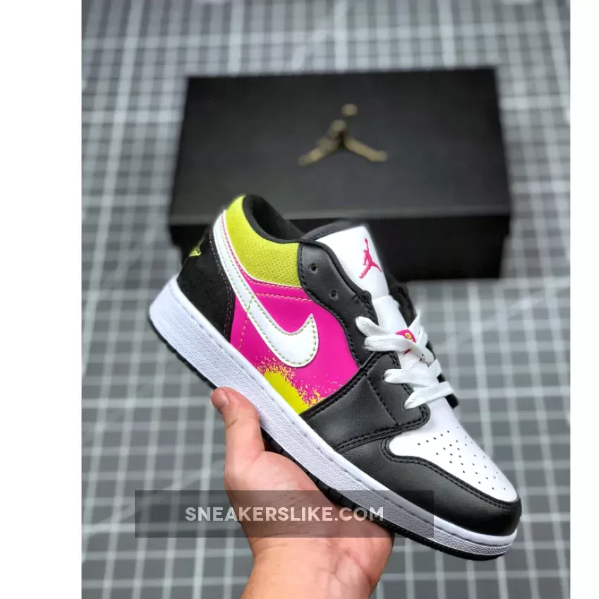 Air Jordan 1 Low 'Spray Paint Splatter' CW5564-001 - air jordan 1 spray paint