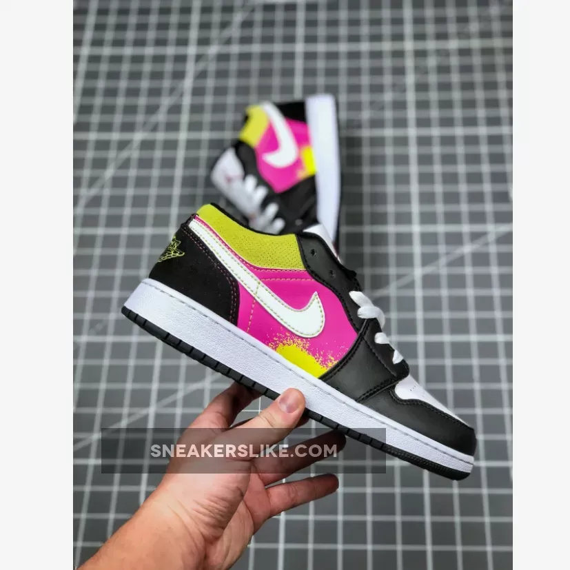 Air Jordan 1 Low 'Spray Paint Splatter' CW5564-001 - air jordan 1 spray paint