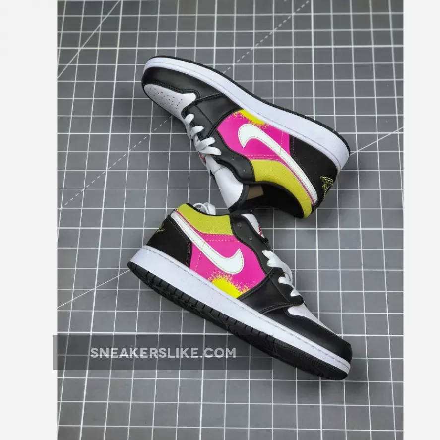 Air Jordan 1 Low 'Spray Paint Splatter' CW5564-001 - air jordan 1 spray paint