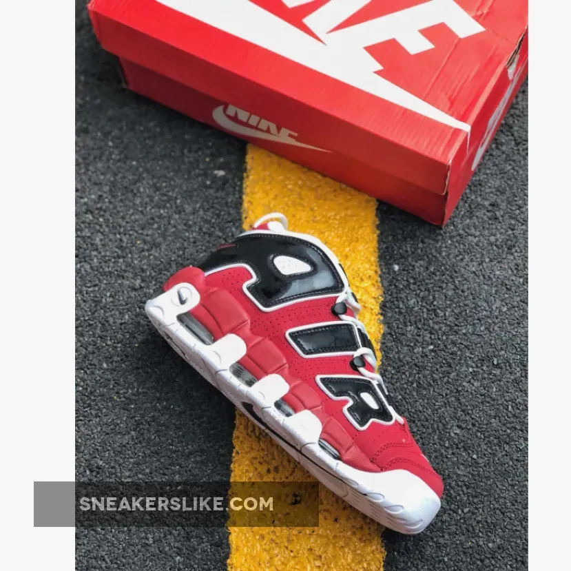 Kids Nike Air More Uptempo Bulls 921948-600 nike uptempo 94