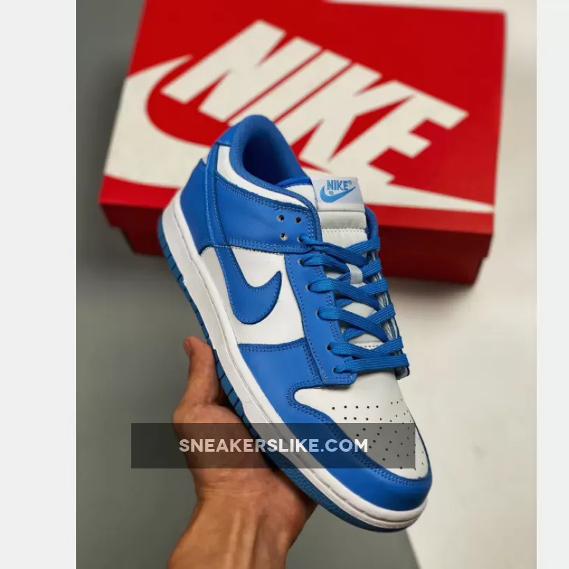 Nike Dunk Low White/University Blue nike light blue dunk