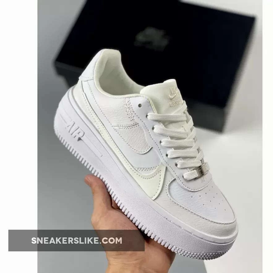 Nike Air Force 1 PLT.AF.ORM 'Triple-White' #nike air force 1 plt.a form