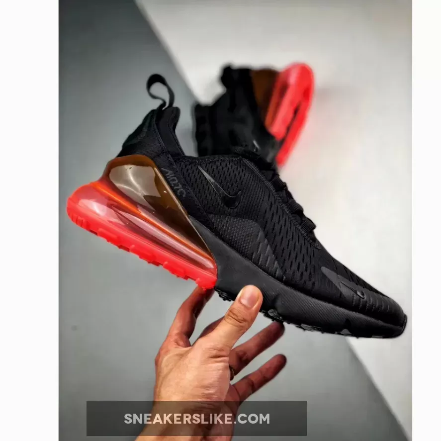 Nike Air Max 270 Black Hot Punch AH8050-010