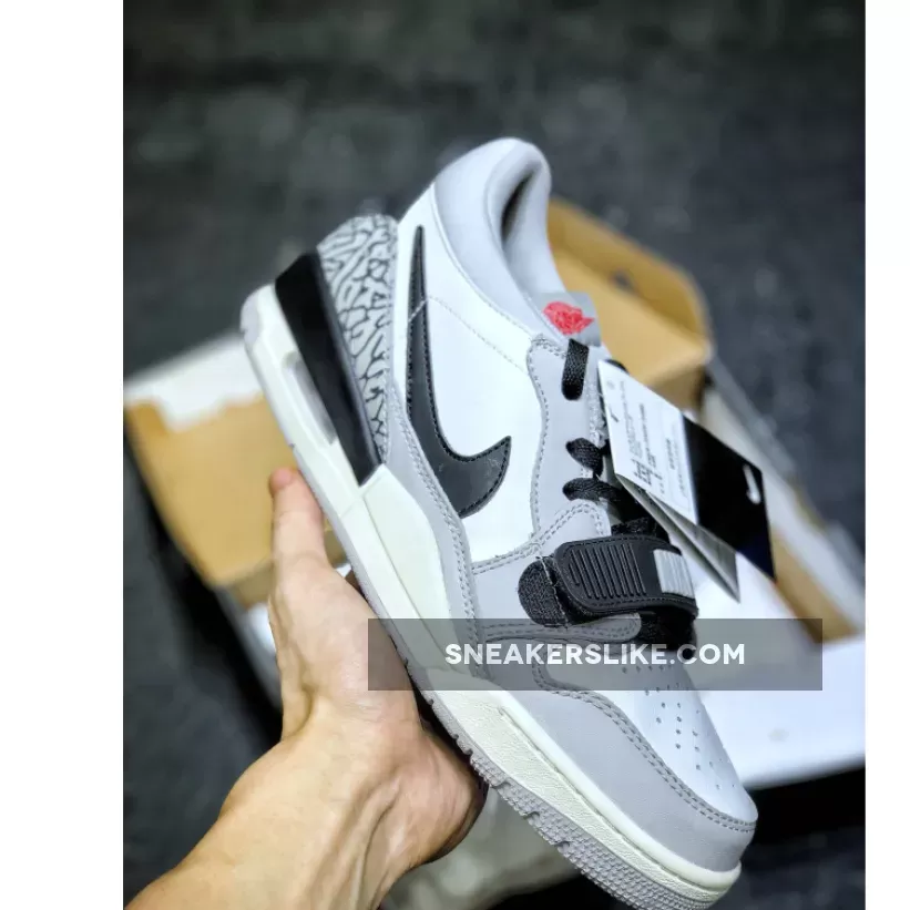 Jordan Legacy 312 Low Snow White/Fire Red / air zoom fire