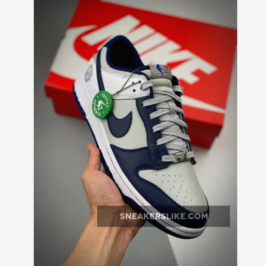 NBA x Nike Dunk Low Brooklyn Nets White Blue DD3363-001 / dunk nets