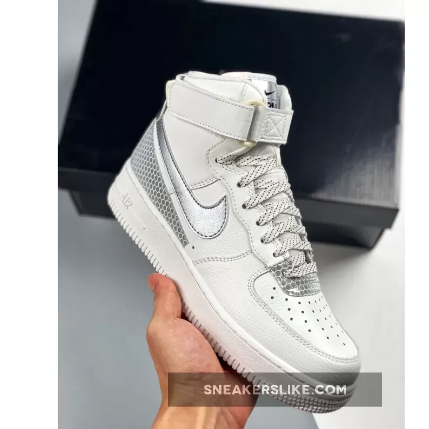3M x Nike Air Force 1 High White Silver CU4159-100