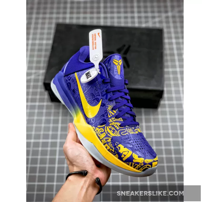 Nike Kobe 5 Protro '5 Rings' Concord/Midwest Gold - kobe v 5 rings