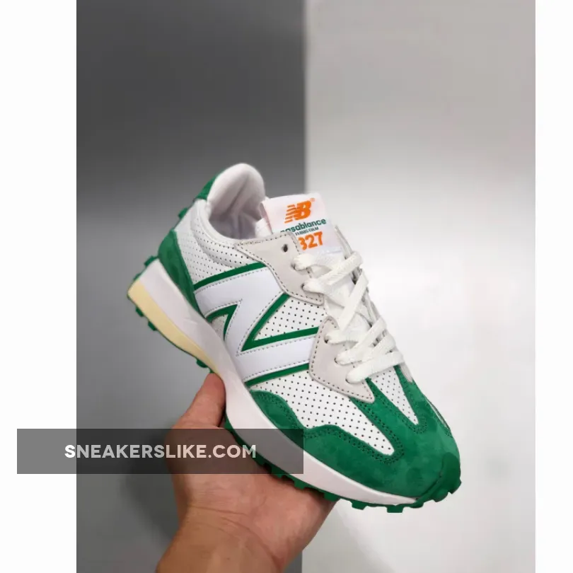 Casablanca x New Balance 327 Green White Nb 327 Casablanca