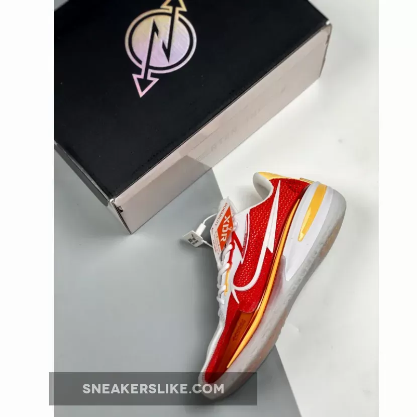 Nike Zoom GT Cut White Red Gold #nike air zoom gt cut