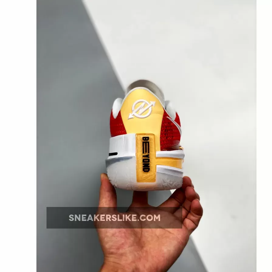 Nike Zoom GT Cut White Red Gold #nike air zoom gt cut