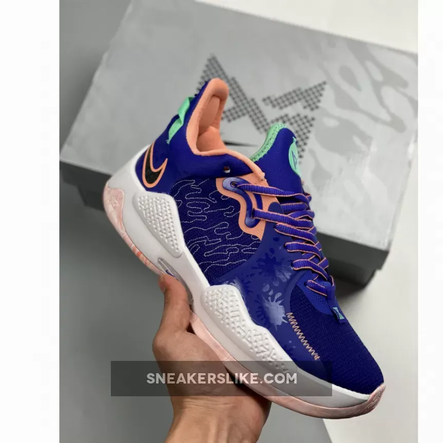 Nike PG 5 Lapis/Blue Void/Crimson Bliss CW3143-400 #pg 5 crimson