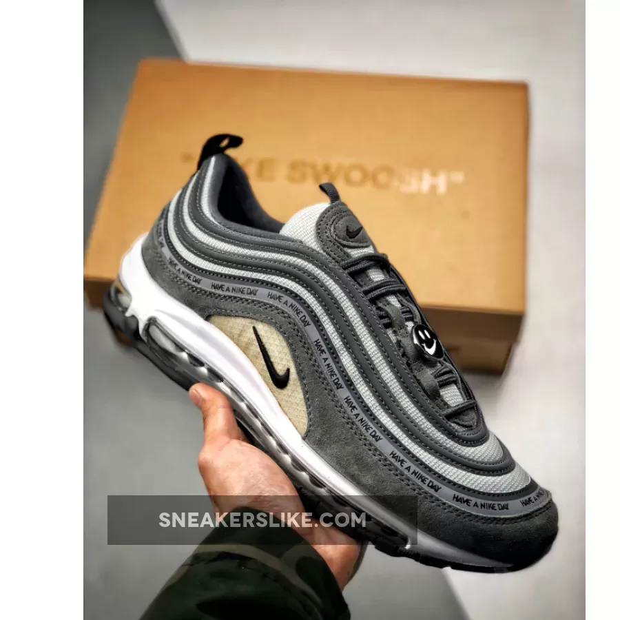 Nike Air Max 97 GS 'Have a Nike Day' Dark Grey / nike air max 97 black dark grey