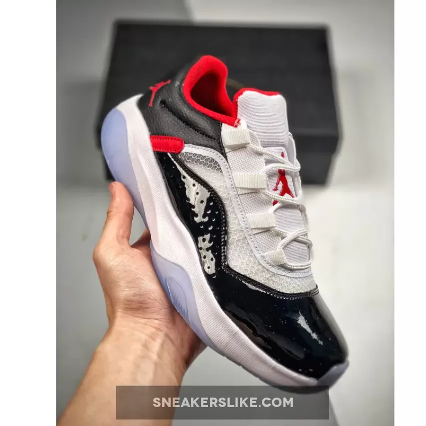 Air Jordan 11 CMFT Low 'White/University Red/Black' / air jordan comfort low