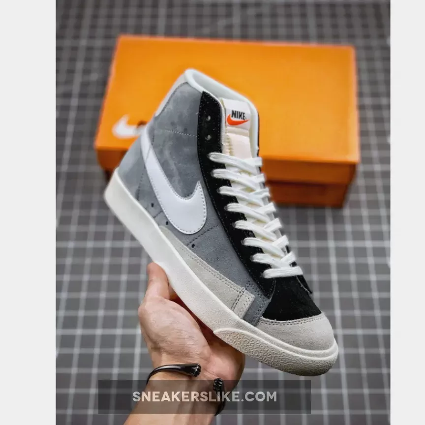 Nike Blazer Mid 77 Vintage Cool Grey/Black/White nike blazer mid 77 cool grey