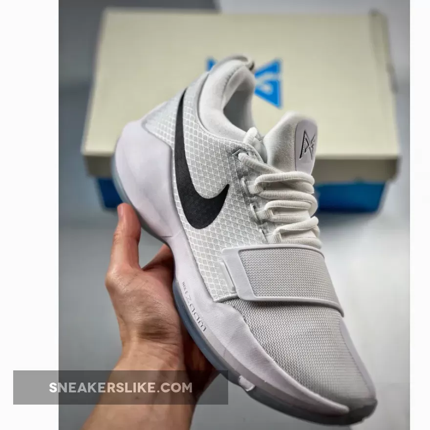Nike PG 1 'Checkmate' White/Black-Chrome 878627-100 Pg 1 Chrome