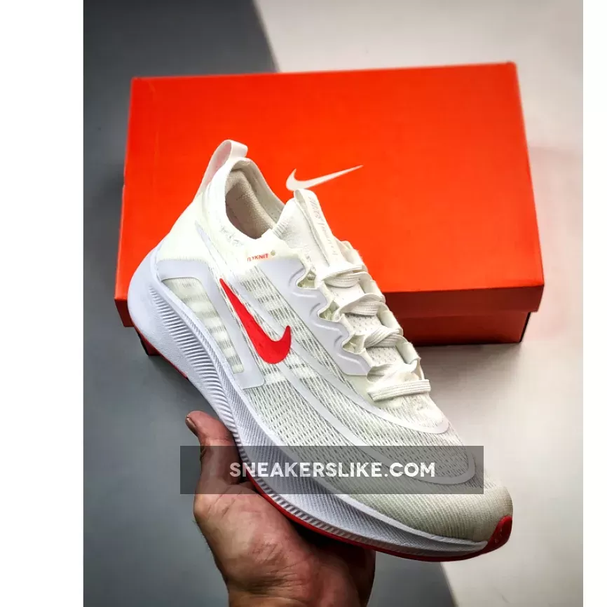 Nike Zoom Fly 4 Platinum Tint Siren Red Nike Zoom Red