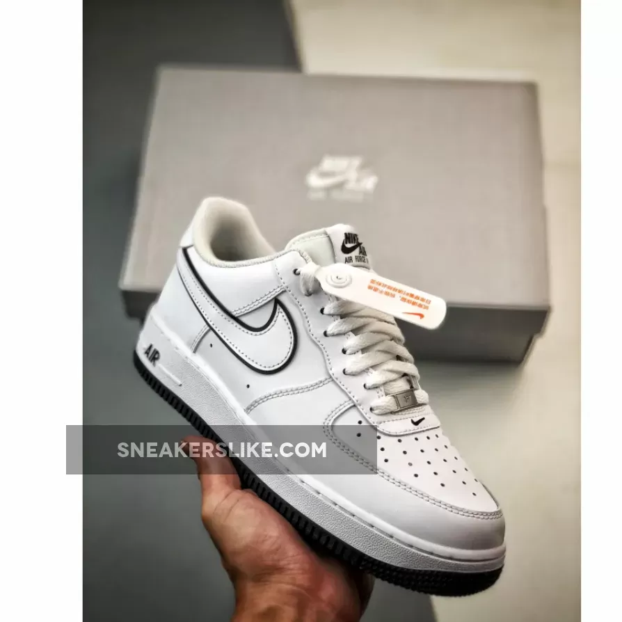 Nike Air Force 1 Low White Black , Airmax Black And White DV0788-103