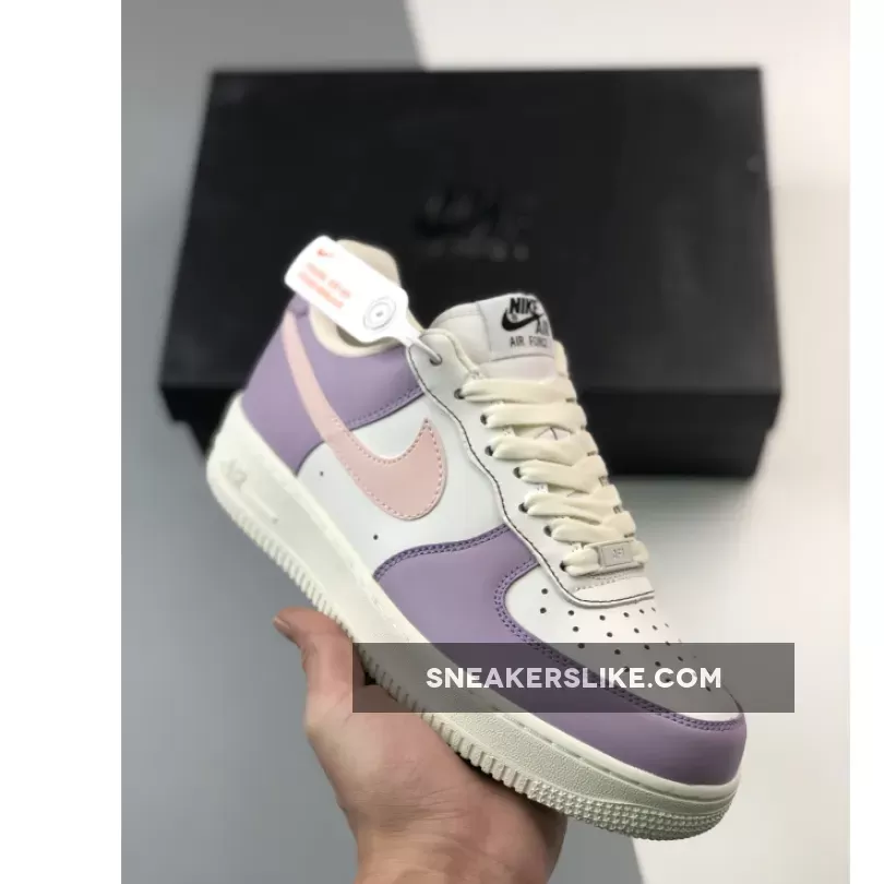 Nike Air Force 1 Low White Purple 1680452311 For Sale