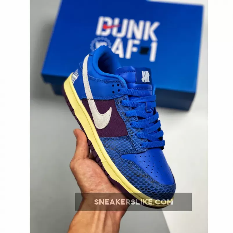 Undefeated x Dunk Low SP Dunk vs AF1 Blue Purple #nike dunk undftd