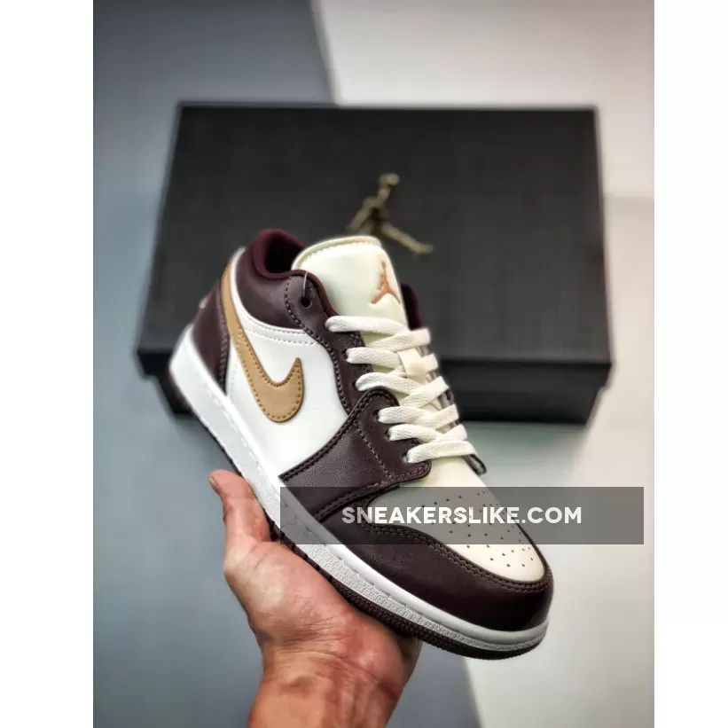 Air Jordan 1 Low Mocha Shadow Brown Sail DC0774-200 For Sale