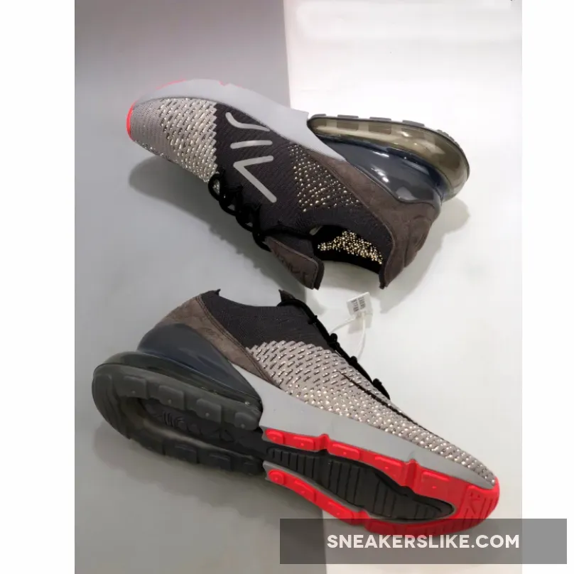 Nike Air Max 270 Grey Hyper Punch AO1023-004 / nike air max 270 atmosphere grey