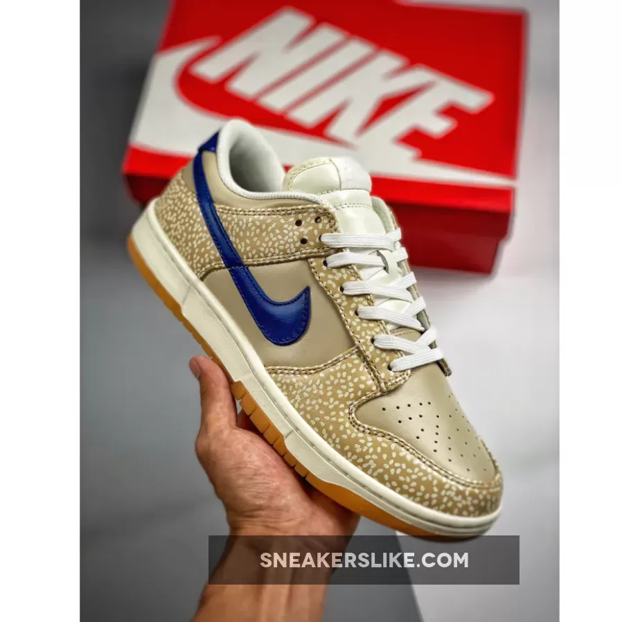 Nike Dunk Low Sesame DZ4853-200 / blue and gold dunks low