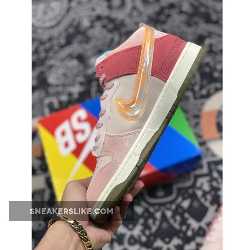 Social Status x Nike Dunk Mid 'Strawberry Milk' strawberry milk nike dunks