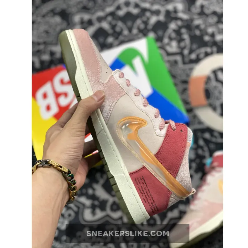 Social Status x Nike Dunk Mid 'Strawberry Milk' strawberry milk nike dunks