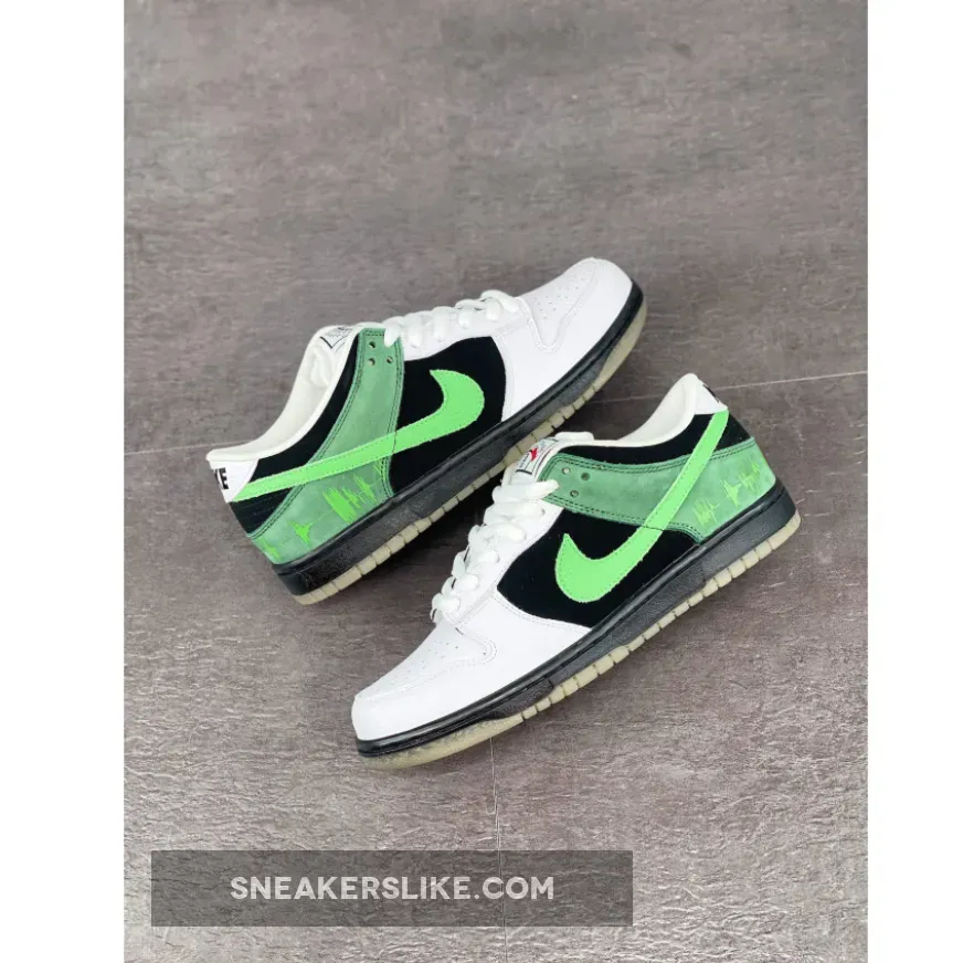 Nike Dunk Low Premium SB 'C & K' Black/Acid 313170-031 Brand New