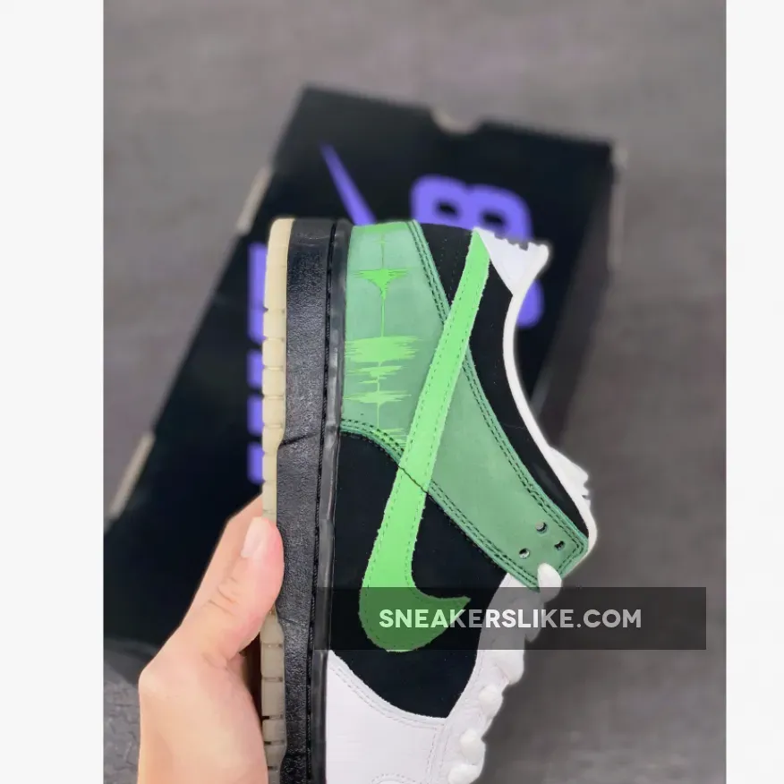 Nike Dunk Low Premium SB 'C & K' Black/Acid 313170-031 Brand New