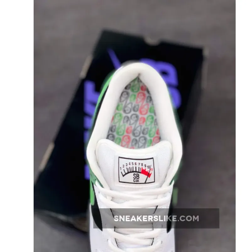 Nike Dunk Low Premium SB 'C & K' Black/Acid 313170-031 Brand New