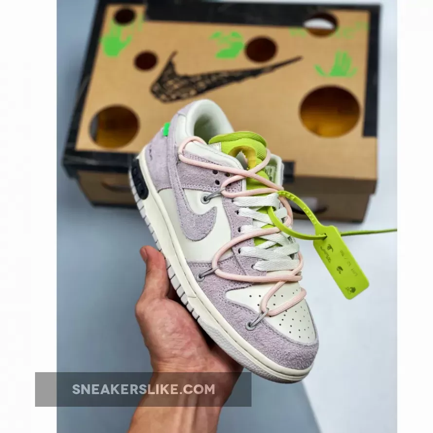 Off-White x Nike Dunk Low '12 of 50' Purple Sail #purple off whites