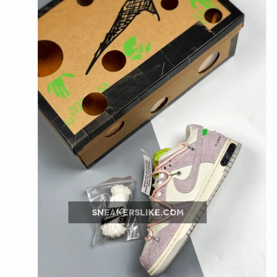 Off-White x Nike Dunk Low '12 of 50' Purple Sail #purple off whites